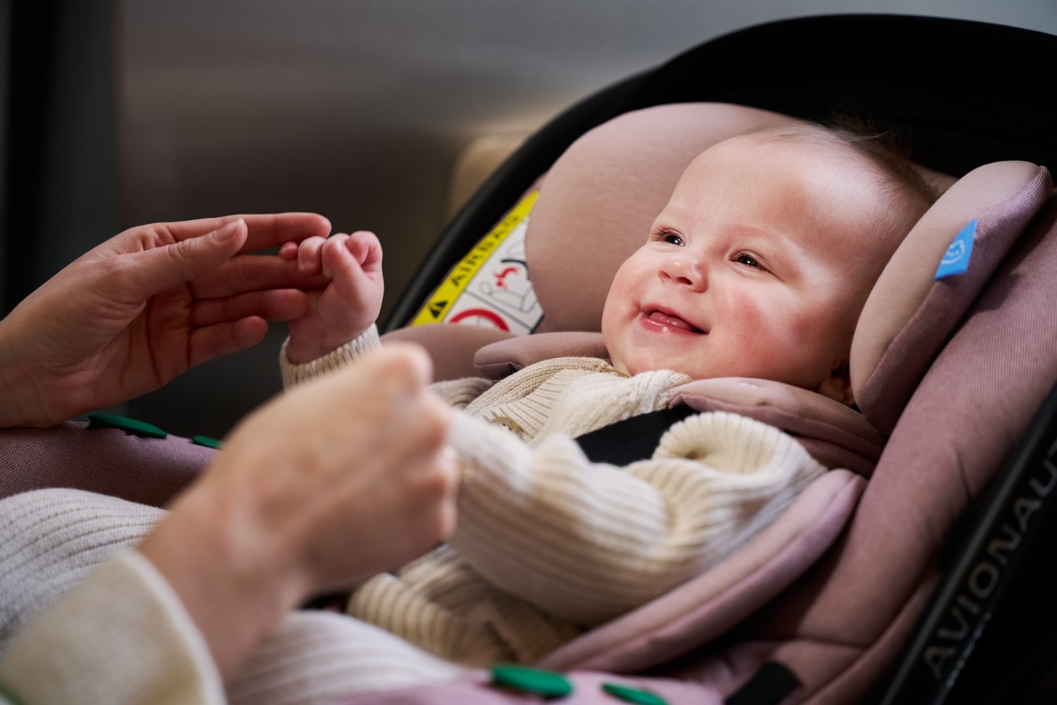 How long can a new born baby be in a seat In Car Safety Centre